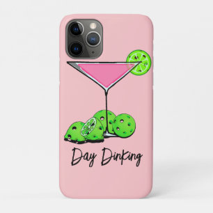 Day Dinking Cosmo Pink Cocktail, Pickleball Limes iPhone 11 Pro Case