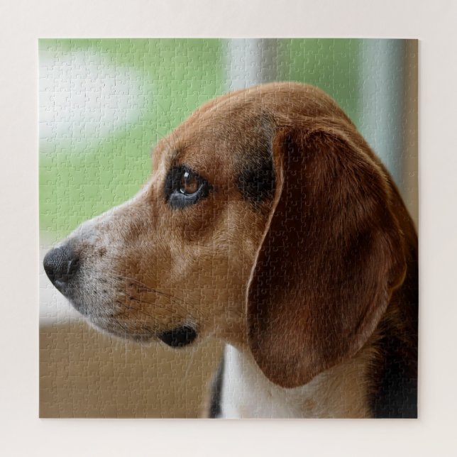Day Dreaming Beagle Jigsaw Puzzle (Vertical)