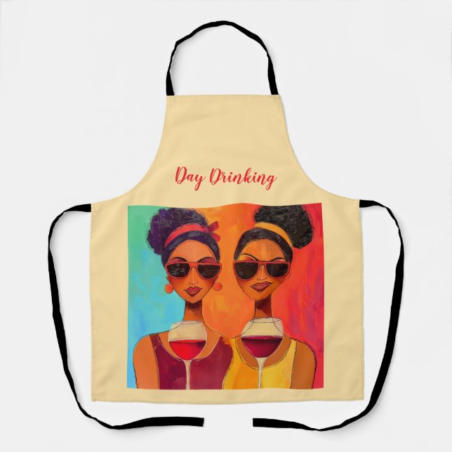 Day Drinking Apron by KAB (Front)