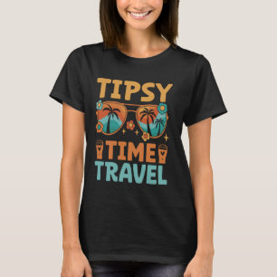Day Drinking Funny Retro Beach Summer Cool Vacatio T-Shirt