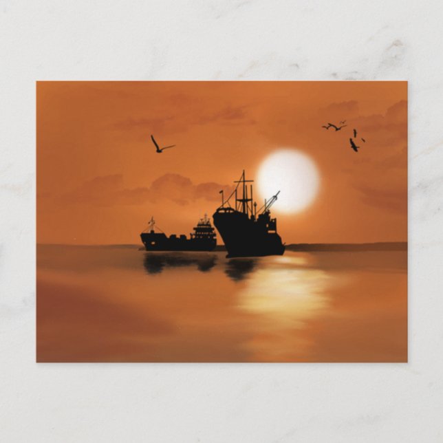 Day Ends Postcard (Front)