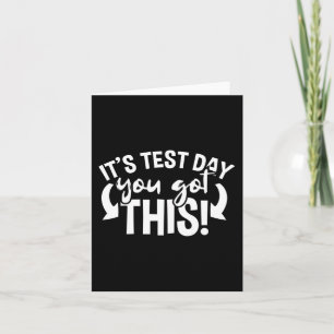Day Examination Teacher Motivational Card