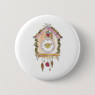 Day Fifty two - Cuckoo Clock 2 Inch Round Button