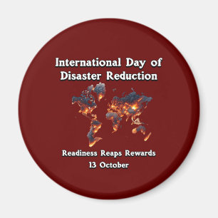 Day for Disaster Risk Reduction. Readiness Magnet