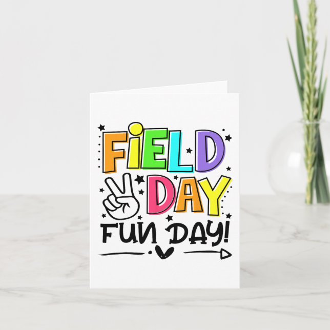 Day Fun Day Last Day Of School Teacher Student Kid Card (Front)