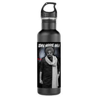 Day Gift Sidhu Punjabi Cinema Moose Wala Funny Fan 710 Ml Water Bottle