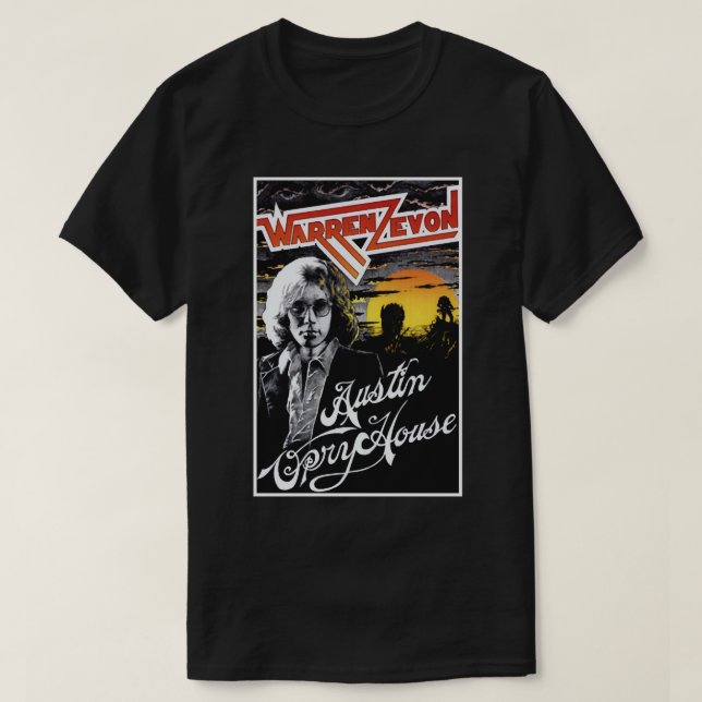 Day Gift Warren Art Zevon Graphic For Fan T-Shirt (Design Front)