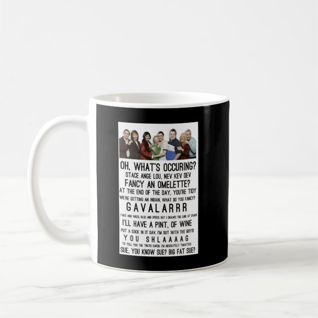 Day Gifts Gavin Art Stacey Cute Graphic Gift Coffee Mug (Left)