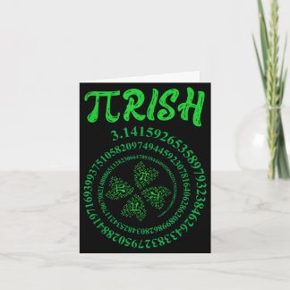 Day graphic irish funny st. patrick's day math card
