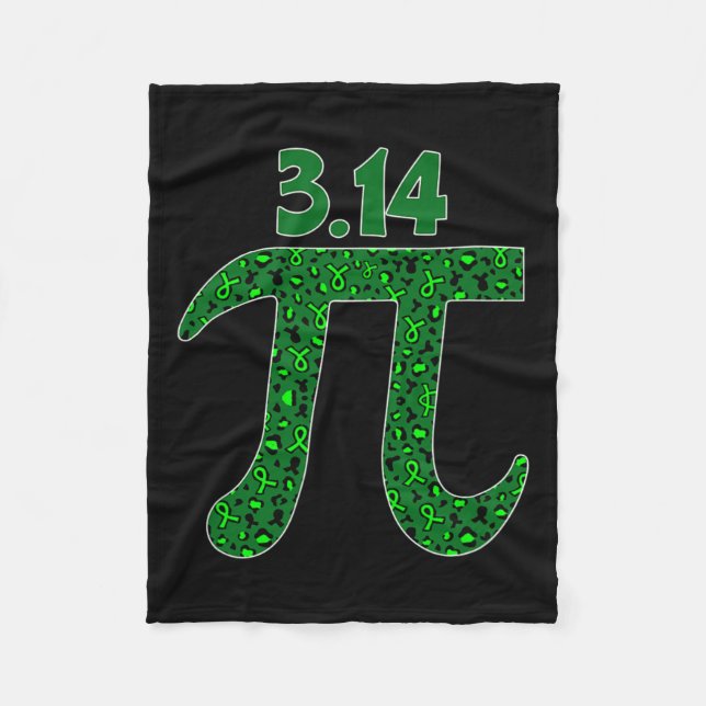 Day Kidney Disease Math Teacher Student Mathematic Fleece Blanket (Front)