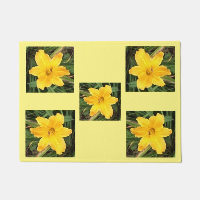 Day Lilly Doormat (Front)