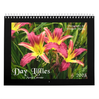 Day Lily Calendar 2008