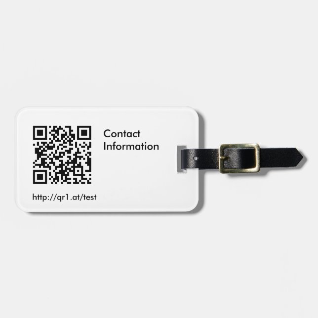day luggage tag (Front Horizontal)