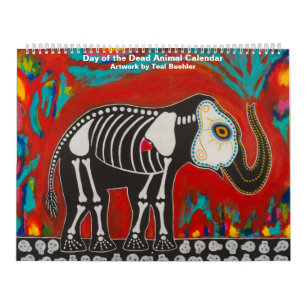 Day of Dead Animal Calendar