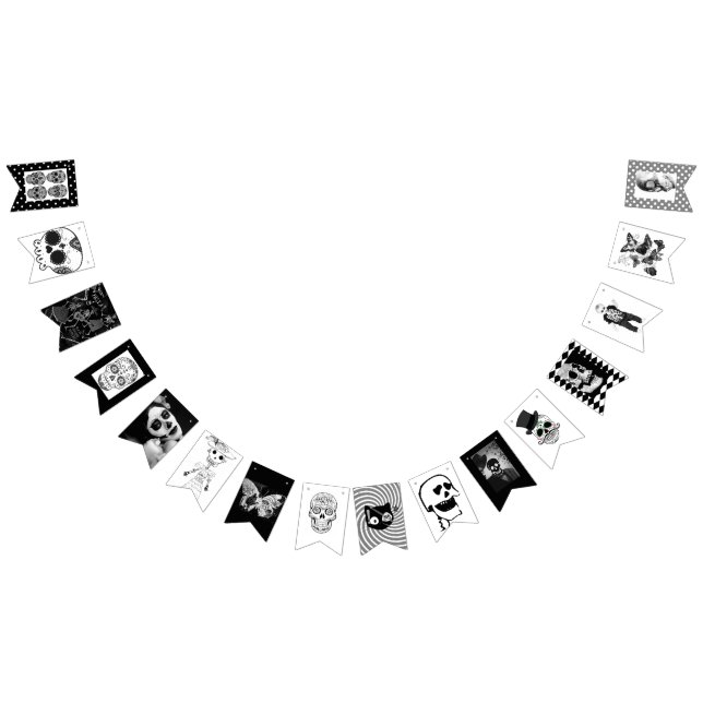 DAY OF DEAD PARTY bunting banner (All)