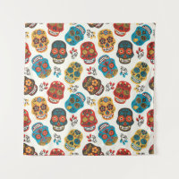 Day of Dead, seamless pattern.