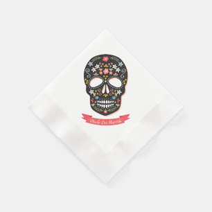 Day of Dead Sugar Skull Napkins