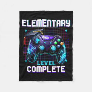 Day Of Elementary Level Complete Graduation Him Bo Fleece Blanket