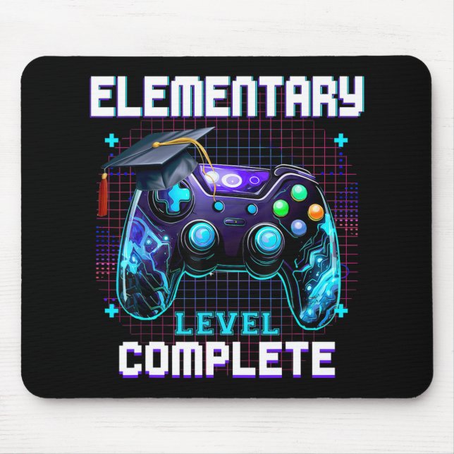 Day Of Elementary Level Complete Graduation Him Bo Mouse Pad (Front)