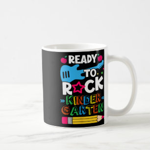 Day Of Kindergarten Ready To Rock Kindergarten Coffee Mug