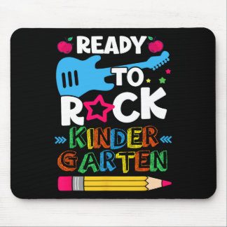 Day Of Kindergarten Ready To Rock Kindergarten Mouse Pad