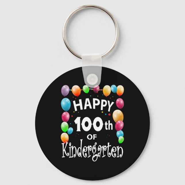 Day Of Kindergarten School  Keychain (Front)