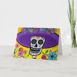 DAY OF LOS MUERTOS CATRINA CARD