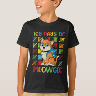 Day Of Meowgic Cat School Boys Kids Gift T-Shirt