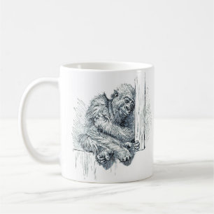 Day of Rest -  Young Ape Gorilla Coffee Mug