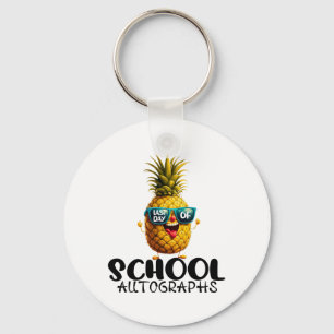 Day Of School Autograph 2024 Graduation Boys Girls Keychain