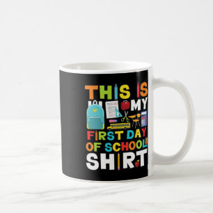 Day Of School Boys Girls Back To School  Coffee Mug