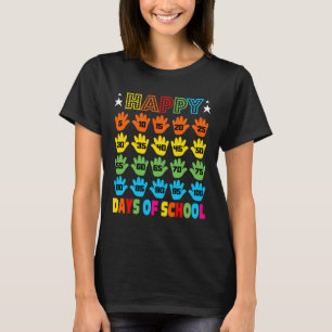 Day Of School Costume For Kids Girls Boys 100 Days T-Shirt