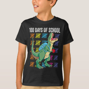 Day Of School For Toddlers Kids T-rex  T-Shirt