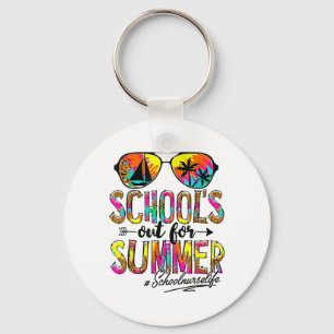 Day Of School Schools Out For Summer School Nurse Keychain