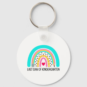 Day Of School Shirt Kindergarten Funny Gifts For K Keychain