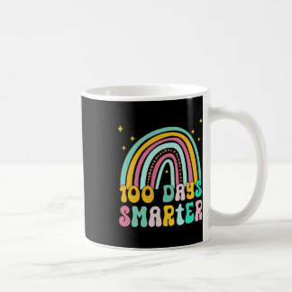 Day Of School Teacher - 100 Days Smarter Rainbow 2 Coffee Mug
