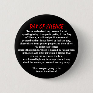 Day of Silence 2 Inch Round Button