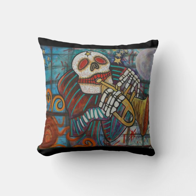 Day Of The Dead American MoJo Pillow (Front)