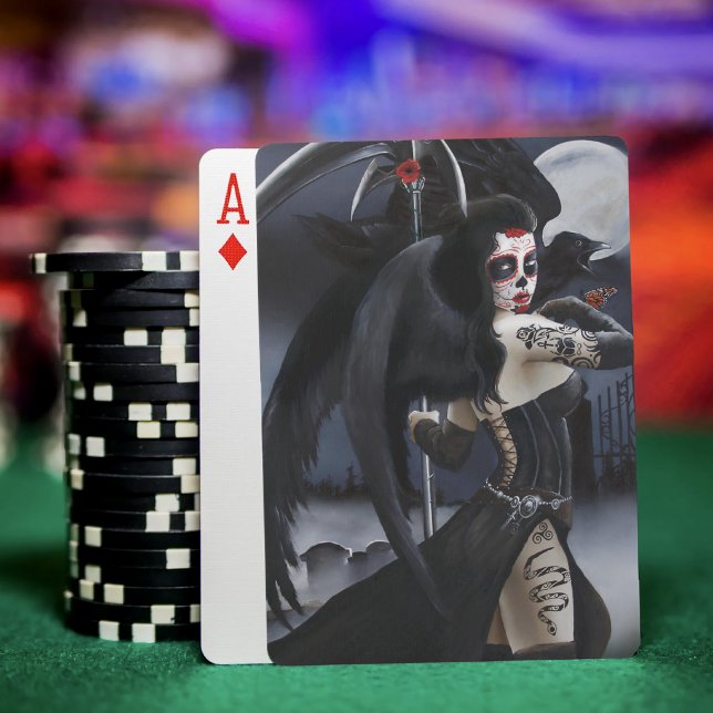 Day of the Dead Angel Playing Cards (Creator Uploaded)
