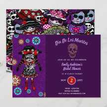 Day of The Dead Bridal Baby Shower Sugar Skull