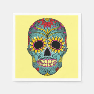 Sugar Skull Napkins | Zazzle.ca