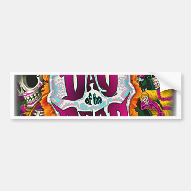 Day of the Dead Bumper Sticker (Front)