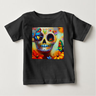 Day of the Dead Butterflies 2 Baby T-Shirt