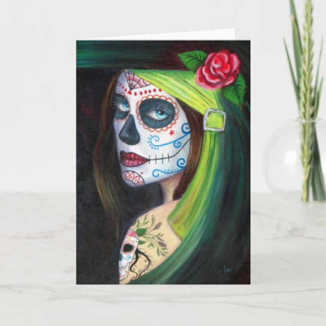 Day of the Dead by Lori Karels Card (Front)