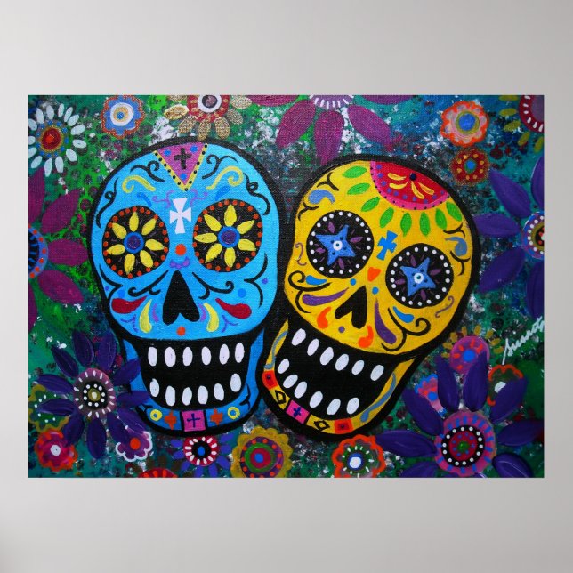 day of the dead couple poster (Front)