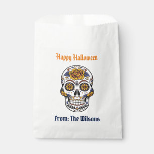 Day of the Dead Custom Sugar Skull Halloween Favour Bag