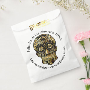 Day of The Dead - Customize Add Name & Message Favour Bag