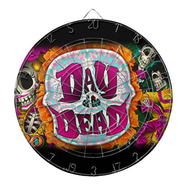 Day of the Dead Dartboard (Front)