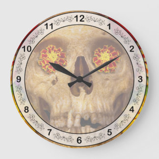 Day of the Dead - Dia de los Muertos.jpg Large Clock
