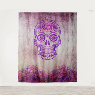 Day of the Dead Dia de Los Muertos Photo Backdrop Tapestry